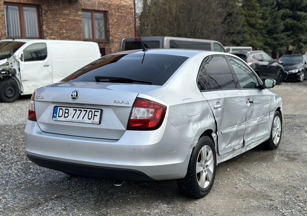 Skoda RAPID cena 22500 przebieg: 126300, rok produkcji 2017 z Chojnice małe 172